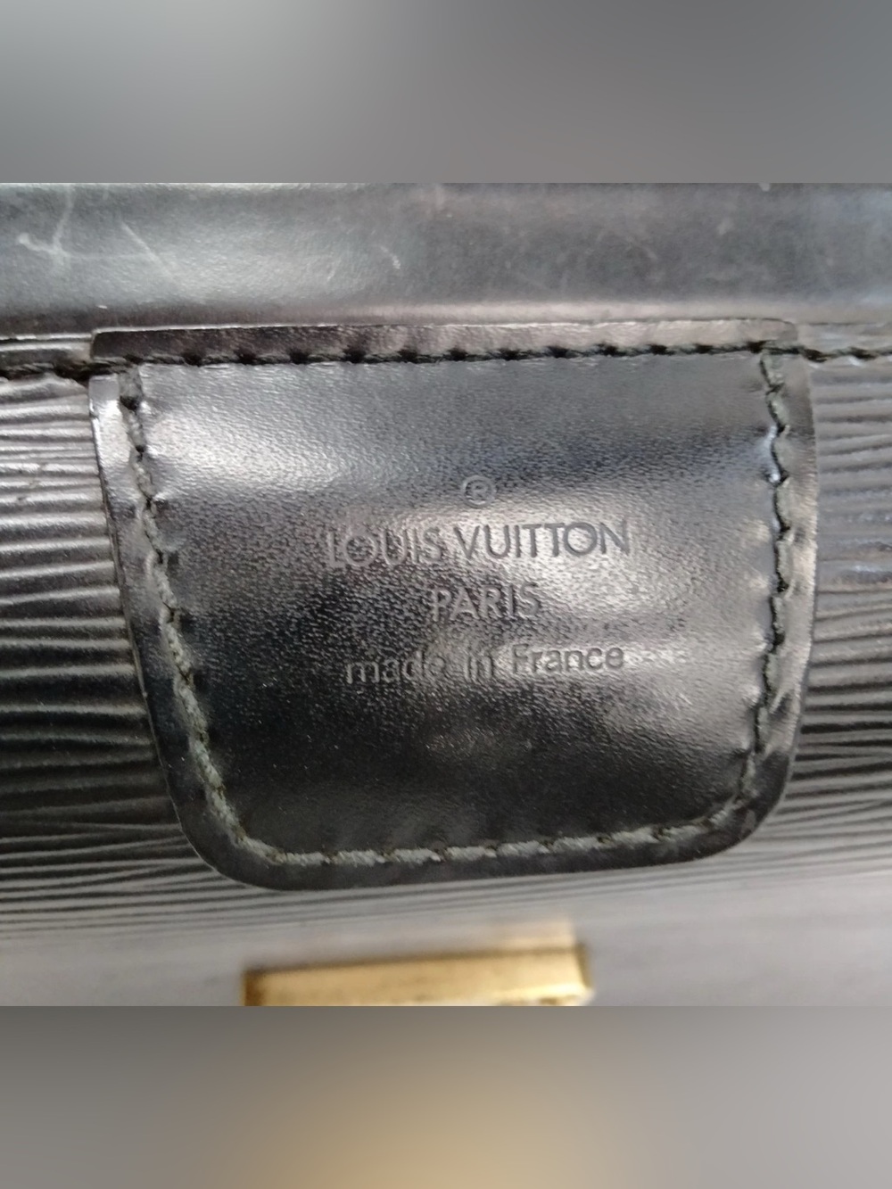 Louis Vuitton Black Epi Leather Serviette Fermoir Briefcase - Picture 8 of 11